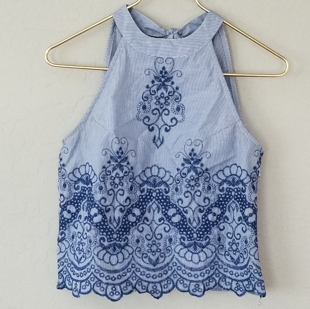 Rebellion Again Embroidered Tank